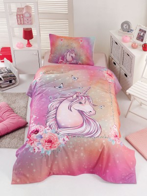 Bed Sheet Set - 2 flat sheets 160X240 + 1 pillowcase art: unicorn